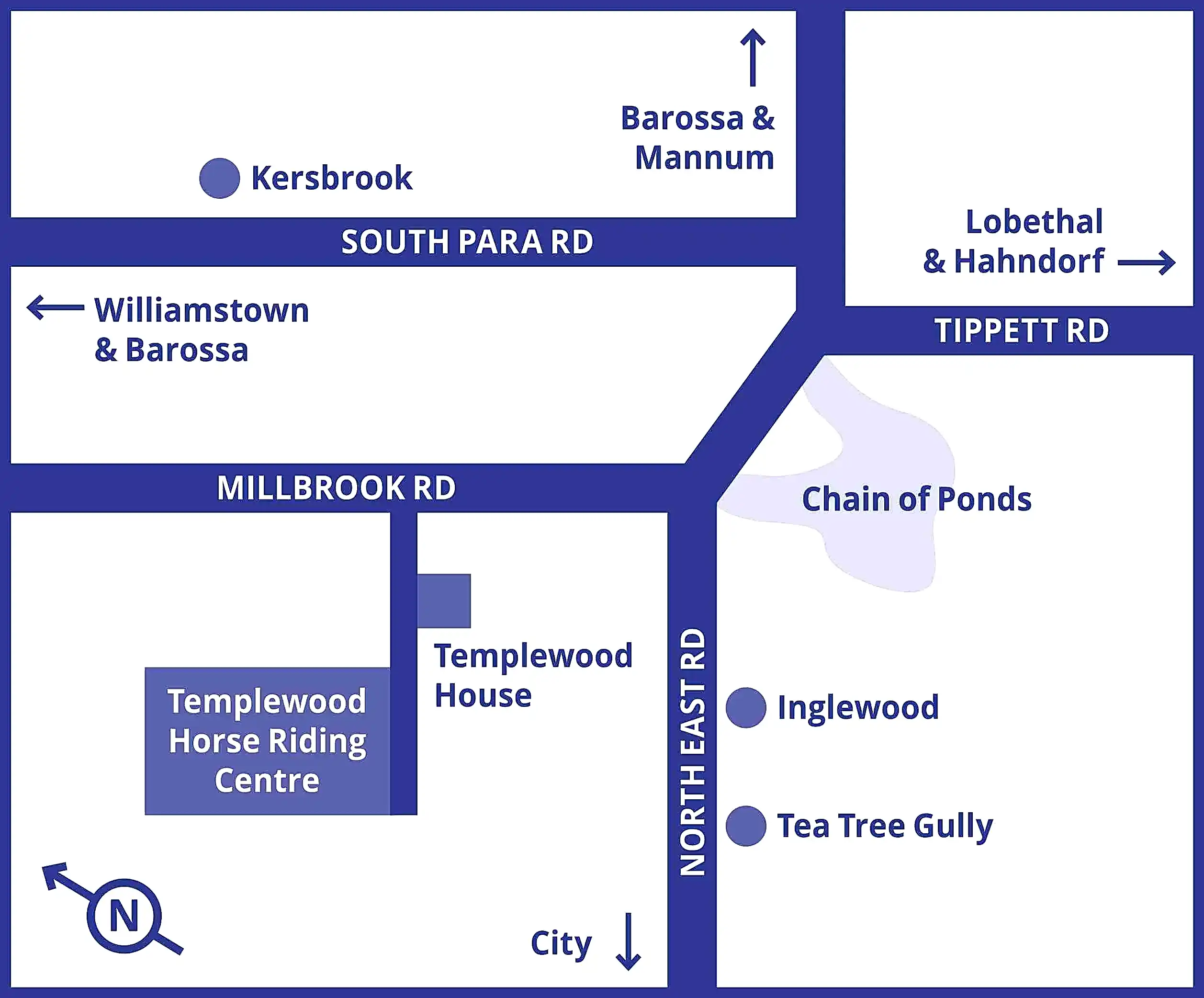 templewood-mud-map how to get to templewood riding school